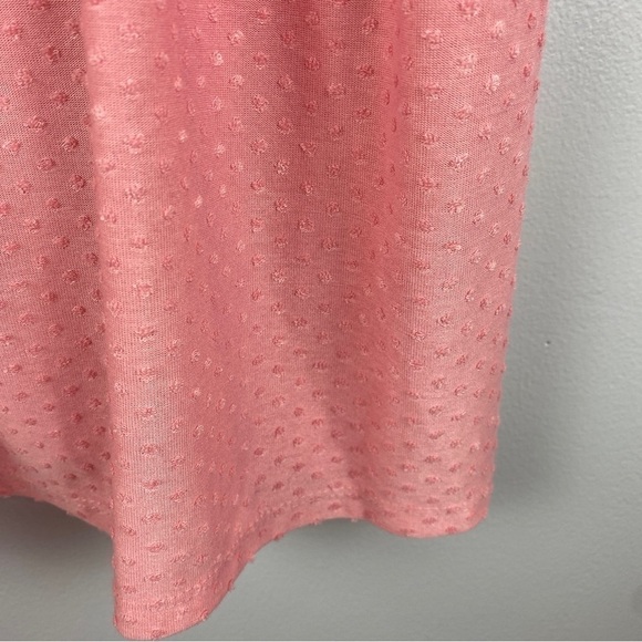 LANE Bryant Peony Swing Flutter-Sleeve Clip Dot Babydoll Top Size 14/16 - Picture 10 of 13